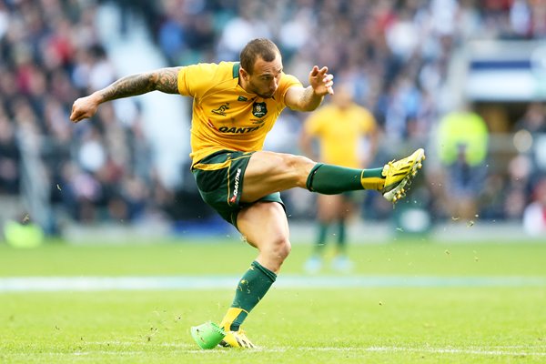 Quade Cooper Australia v England Twickenham 2013