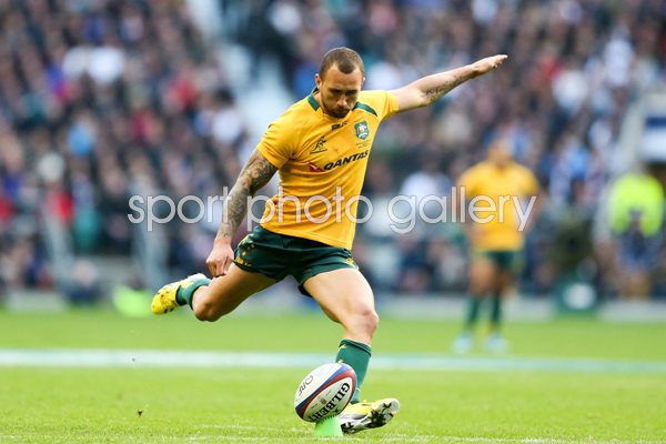 Quade Cooper Australia v England Twickenham 2013