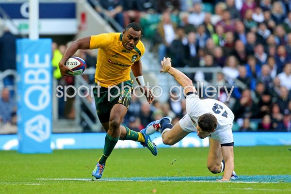 Tevita Kuridrani Australia v England Twickenham 2013