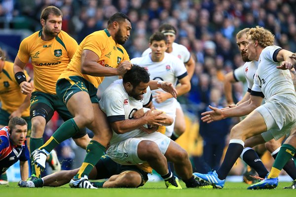 Tevita Kuridrani & Billy Vunipola England v Australia 2013