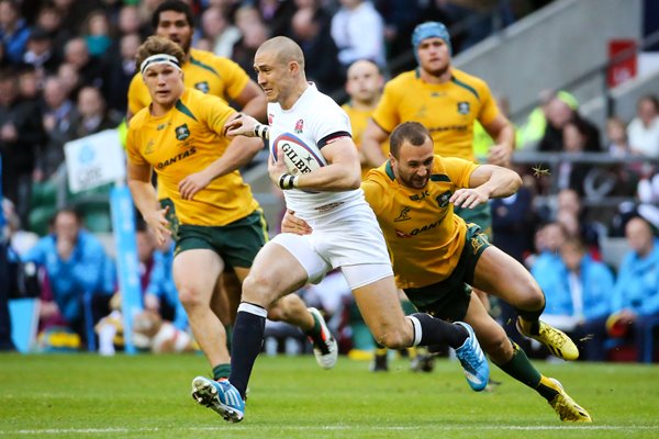 Mike Brown England v Australia Twickenham 2013