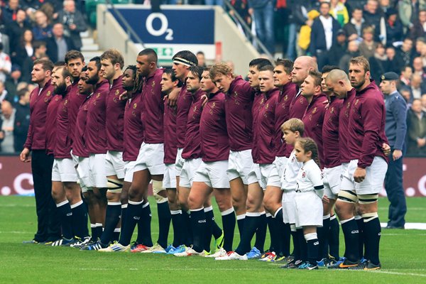 England team line up v Australia Twickenham 2013