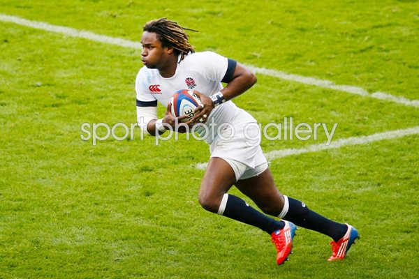 Marland Yarde England v Australia Twickenham 2013