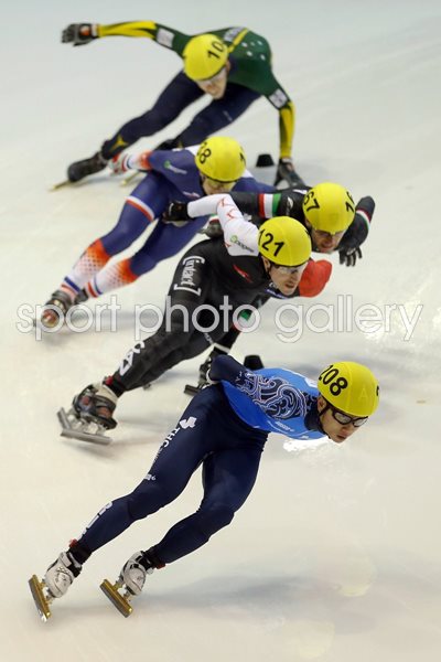 ISU Short Track World Cup Photo Speed Skating Posters Victor An