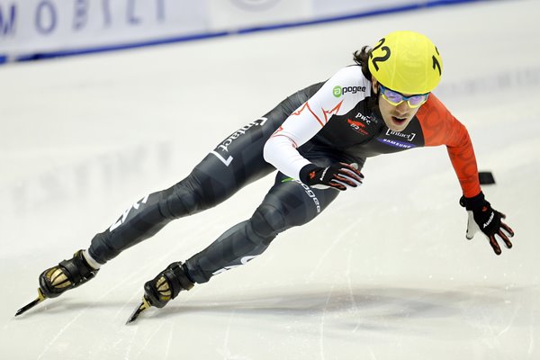 Charles Hamelin ISU World Cup Short Track Turin 2013