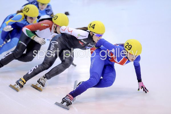 Elise Christie Short Track Speed Skating World Cup 2013