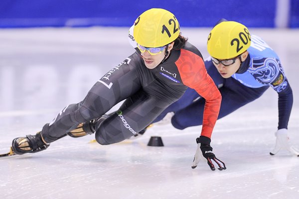 Charles Hamelin ISU World Cup Short Track Turin 2013