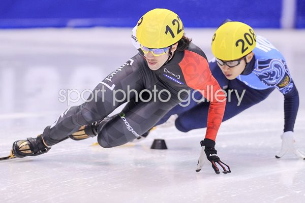 Charles Hamelin ISU World Cup Short Track Turin 2013