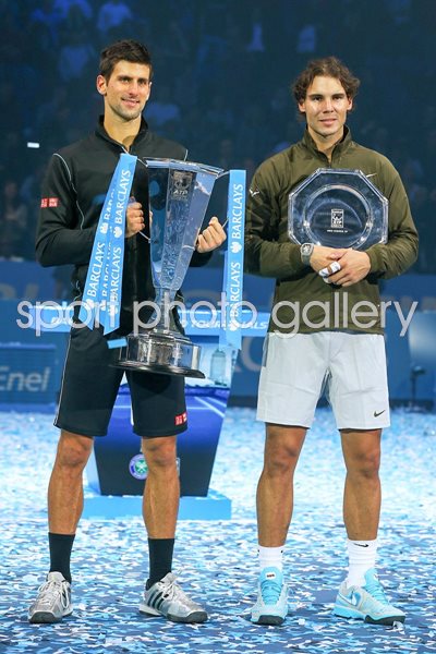 Djokovic and Nadal World Tour Finals London 2013