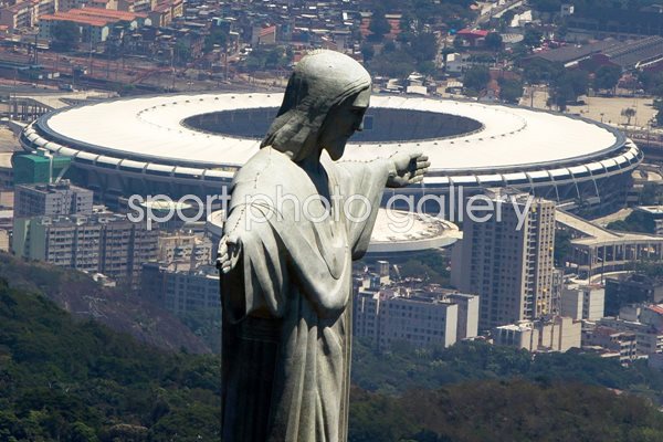 Christ The Redeemer and Maracana Stadium Brazil