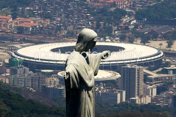 Ariel View Of The Maracana Stadium 2013