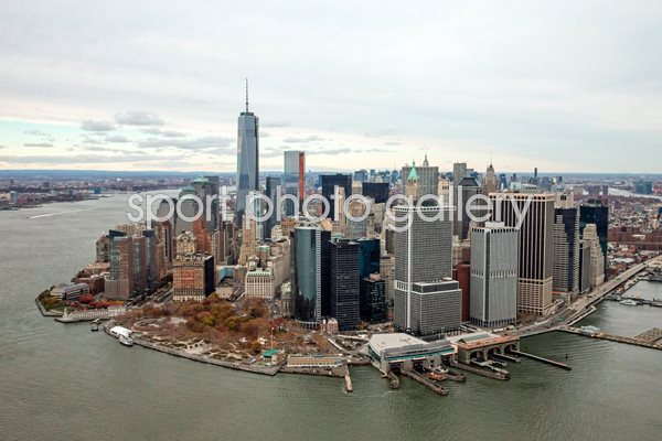 Panoramic view of Lower Manhattan