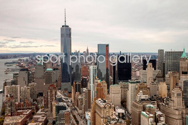 One World Trade Center towers over Manhattan