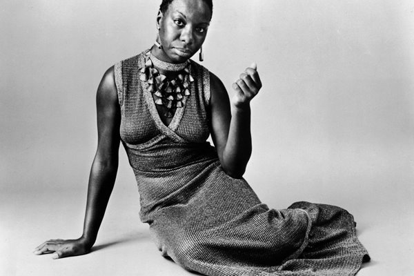 Jazz Singer Nina Simone studio portrait