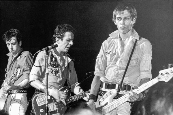 The Clash on stage