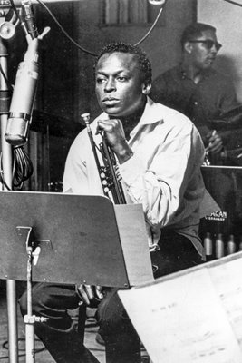 Miles Davis In Recording Studio