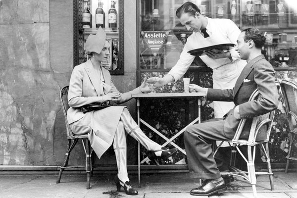 Union Jack Stockings in Paris of the 1930s