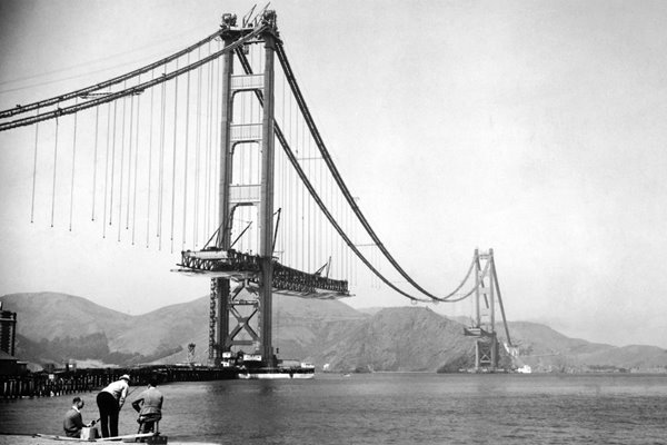Construction of The Golden Gate Bridge