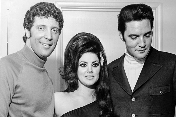 Tom Jones With Elvis And Priscilla Presley