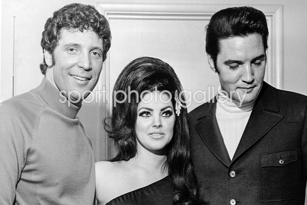 Tom Jones With Elvis And Priscilla Presley