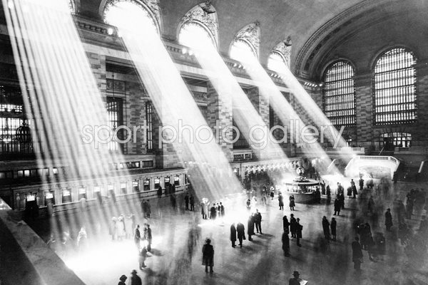 Sun Beams Into Grand Central Station