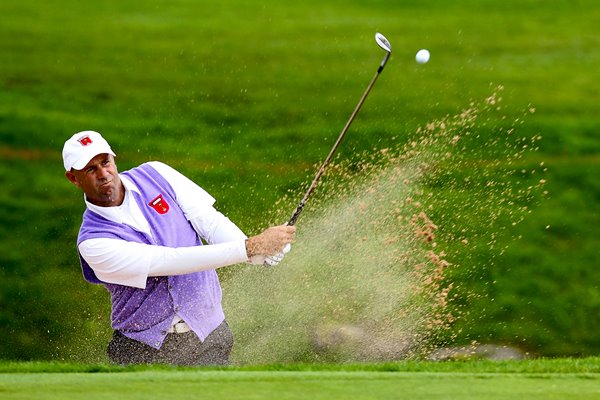 Stewart Cink Bunker Action - Day 2 Foursomes