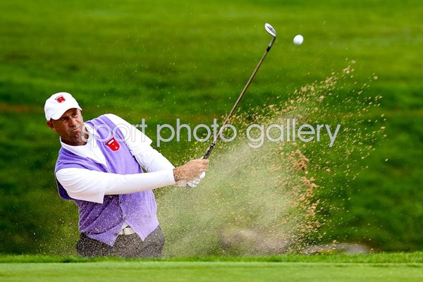 Stewart Cink Bunker Action - Day 2 Foursomes