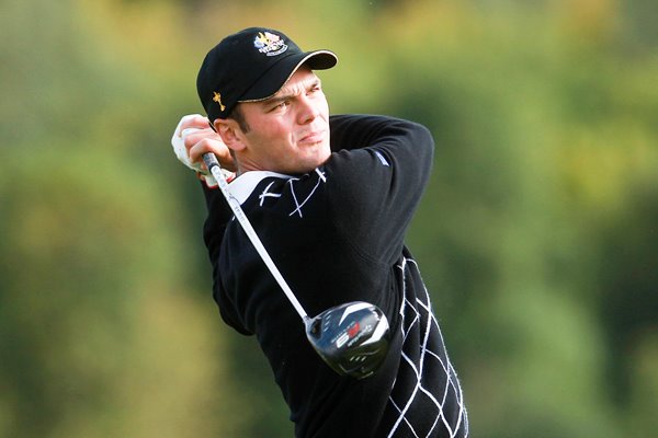Martin Kaymer drives - Day 2 Foursomes