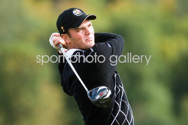 Martin Kaymer drives - Day 2 Foursomes