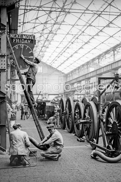 LMS Works in Crewe 1933