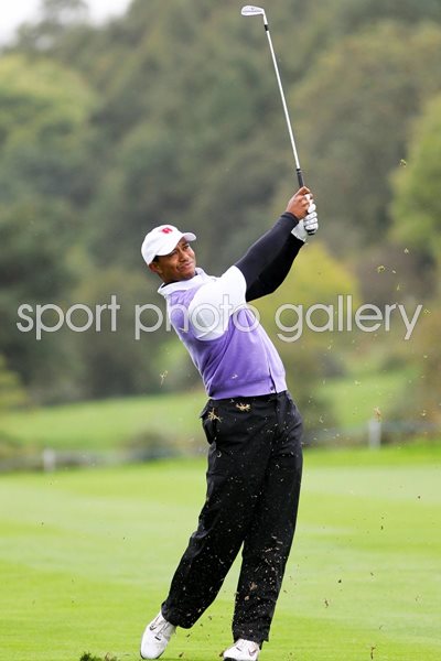 Tiger Woods in action - Foursomes Day 2