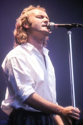 Phil Collins of Genesis in concert