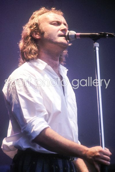 Phil Collins of Genesis in concert