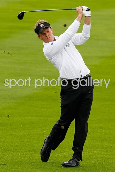 Luke Donald 2010 Ryder Cup Action