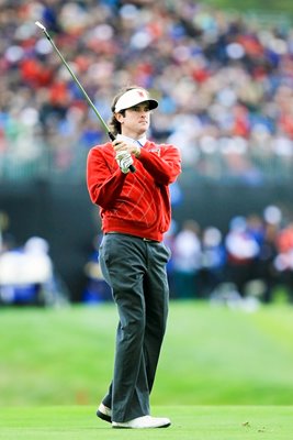 Bubba Watson 2010 Ryder Cup action