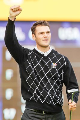 Martin Kaymer celebrates on Day 3