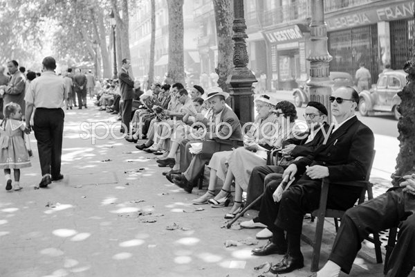 La Rambla, Barcelona, 1950s 