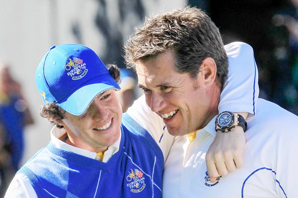 Westwood & McIlroy celebrate victory