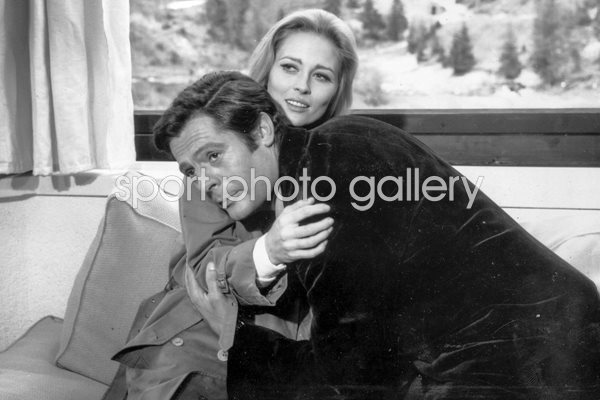 Faye Dunaway and Marcello Mastroianni in Amanti