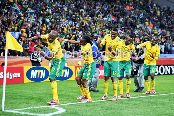 Siphiwe Tshabalala South Africa v Mexico World Cup 2010