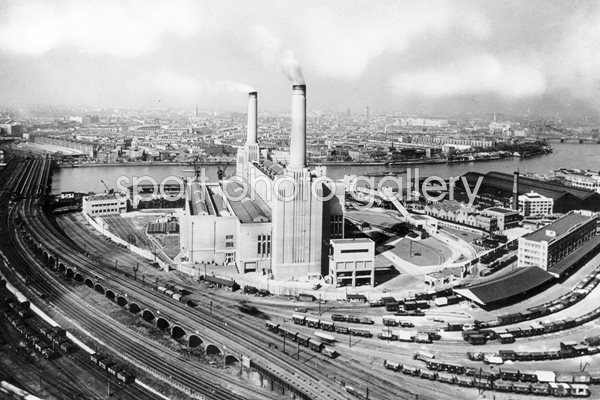 Twin Towers of Battersea Power Station 1936