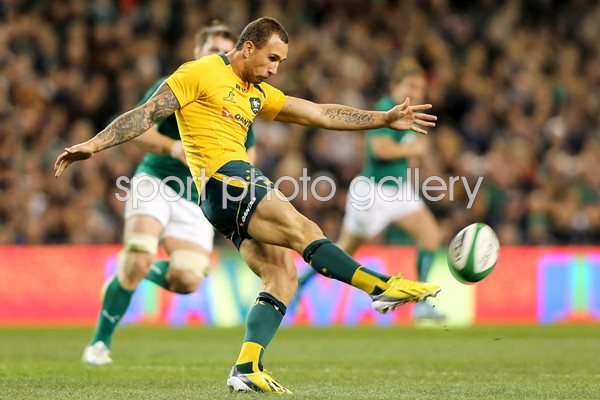 Quade Cooper Australia v Ireland Dublin 2013
