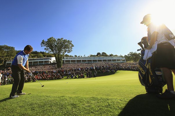 Graeme McDowell closes match out on 17th Green