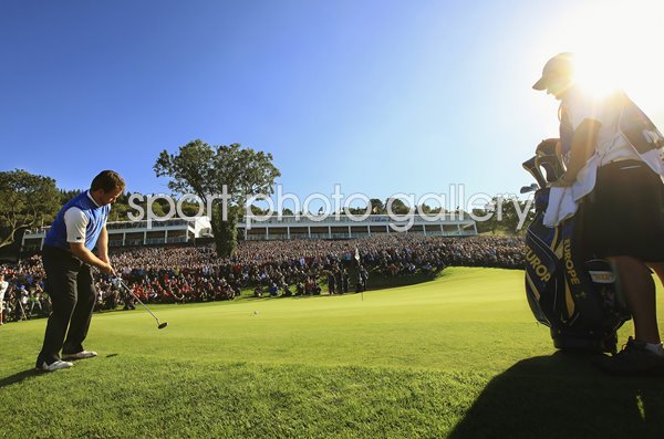 Graeme McDowell closes match out on 17th Green