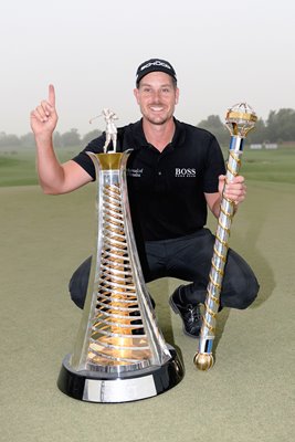 2013 Henrik Stenson Race to Dubai & DP Worlds winner 