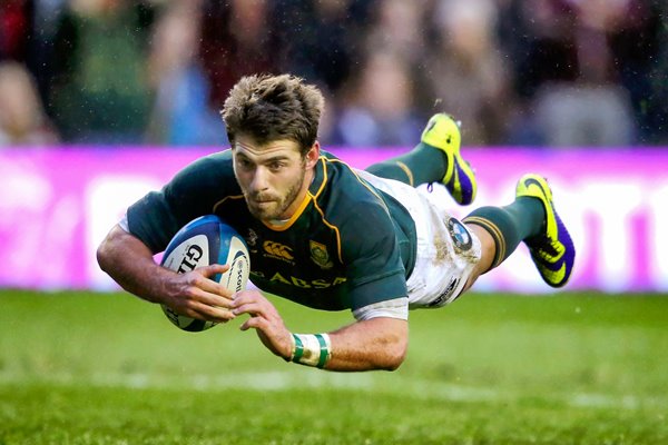 Willie Le Roux scores South Africa v Scotland 2013