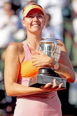 Maria Sharapova French Open Trophy 2014