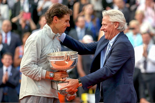 Rafael Nadal Bjorn Borg French Open Trophy 2014