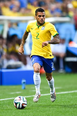 Dani Alves Brazil 2014 World Cup 