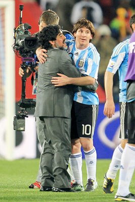 Messi and Maradona